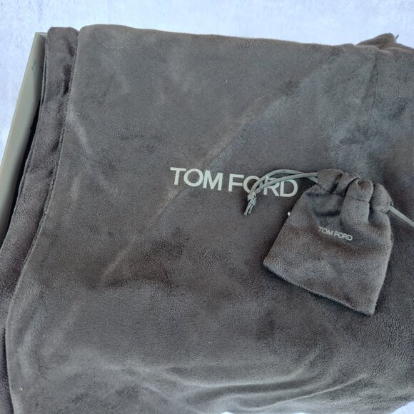 Tom Ford Black Croc-Embossed Heels - Picture 7 of 8